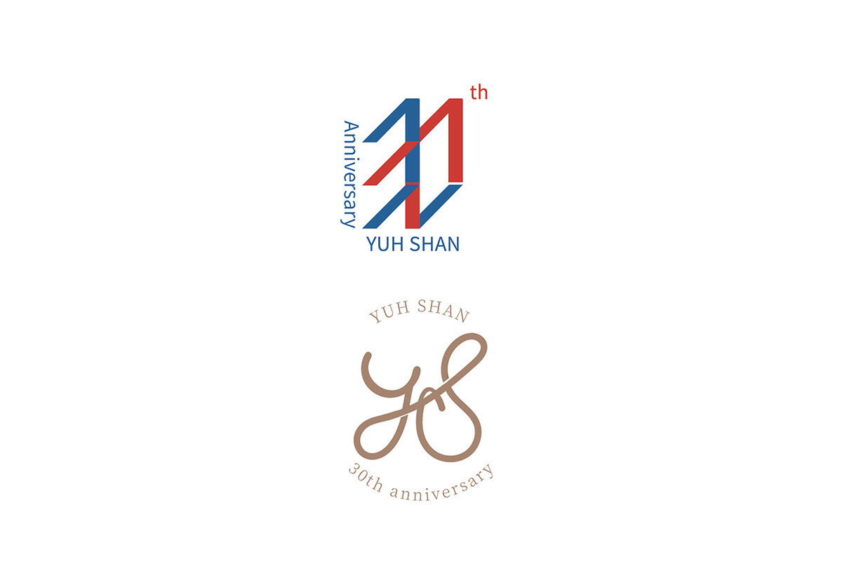 YUH SHAN — 30th anniversary identity designs